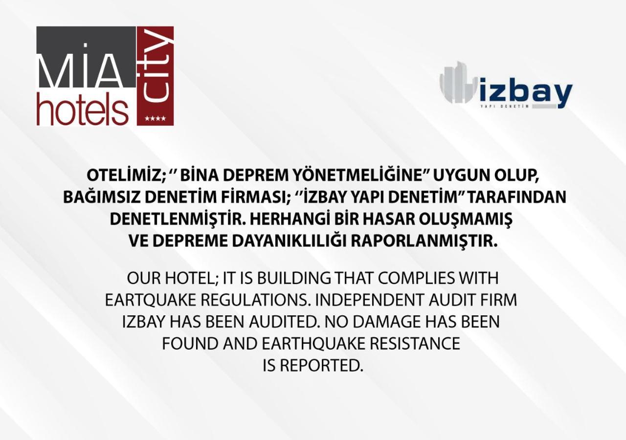 Mia City Hotel Измир Экстерьер фото